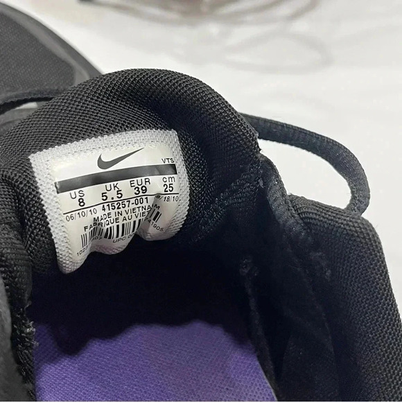 Nike Free XT FLYWIRE Training Athletic Shoes 415257-001 Black Womens Size 8 - Picture 9 of 9